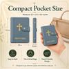 Prayer Card Holder Holy Book Catholic Athletes Leather Laminated Organizer Bible Carrying Case for Women with 40 Sleeves Wallet Pocket Men Album Funeral Saint Religious Faux Devotional view 4