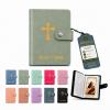 Prayer Card Holder Holy Book Catholic Athletes Leather Laminated Organizer Bible Carrying Case for Women with 40 Sleeves Wallet Pocket Men Album Funeral Saint Religious Faux Devotional view 1
