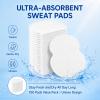 Armpit Sweat Pads, 100 Packs Underarm Sweat Pads for Women and Men, Disposable Underarm Pads for Sweating Women, Comfortable and Non Visible view 2