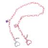 Face Cover Chain for Kids and Adults, Acrylic and Clay Mouth Cover Lanyard, Eyeglass Holder Strap, Lightweight Neck Hanger for School and Travel, 21.65 in Length, Includes Secure Clips view 2