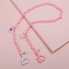 Face Cover Chain for Kids and Adults, Acrylic and Clay Mouth Cover Lanyard, Eyeglass Holder Strap, Lightweight Neck Hanger for School and Travel, 21.65 in Length, Includes Secure Clips view 3