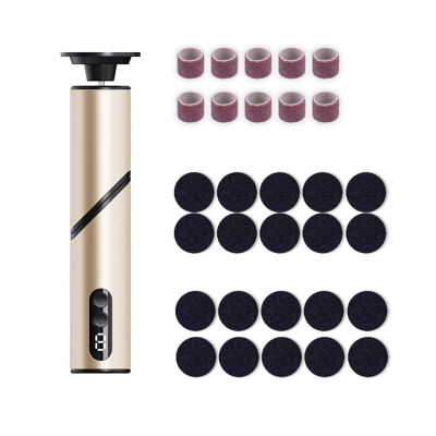 XBOKA Professional 5 in 1 Electric Foot Callus Remover with 9 Adjustable Speeds and Illuminated Display for Smooth Spa Quality