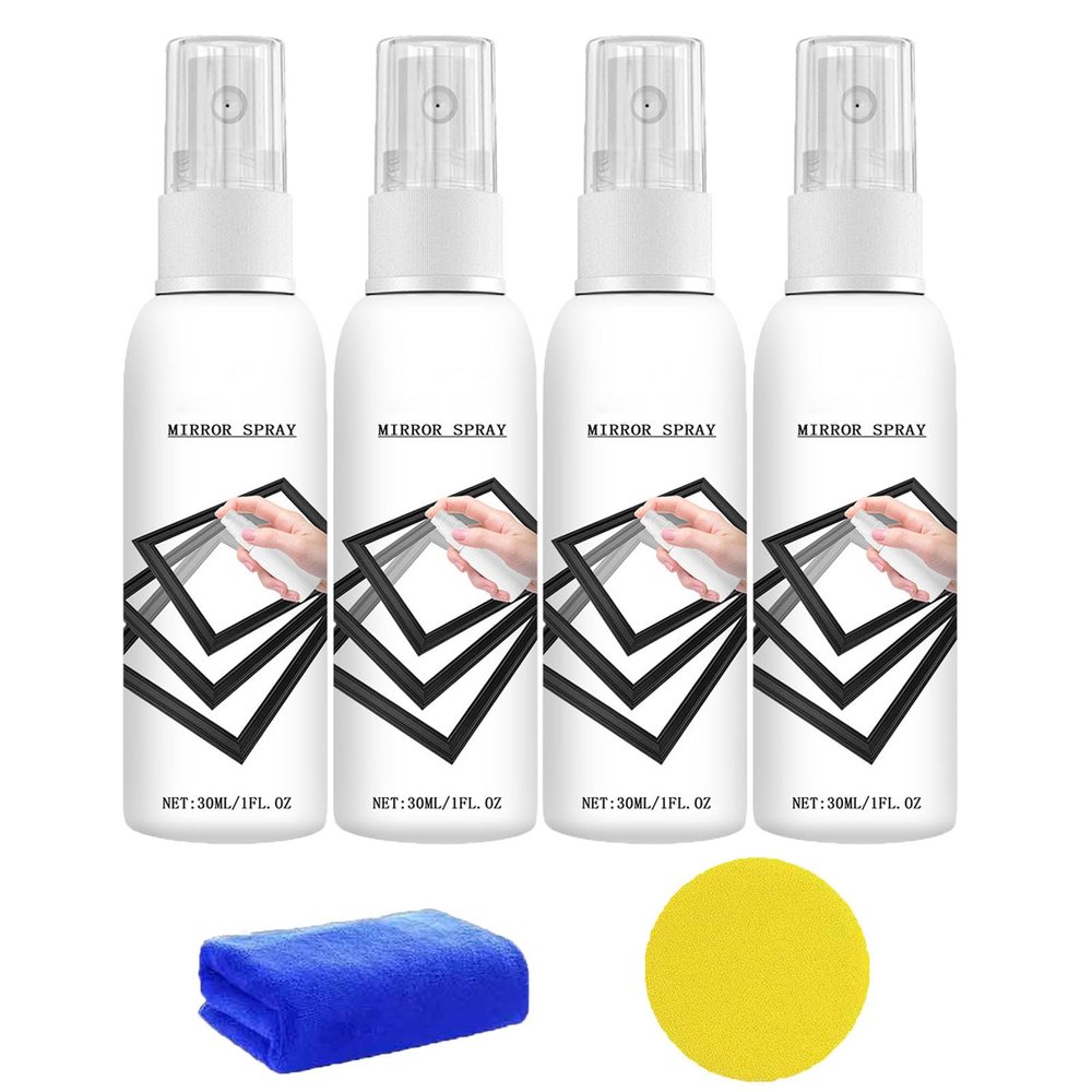 LLIJUOO Reflective Window Spray for Home & Car, 30 Ml Glass Reflective Coating Spray for Home and Automotive Windows (4PCS)