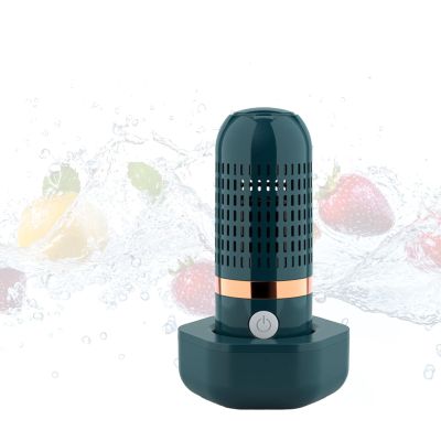 Vegetable and Fruit Cleaner,Purpose Produce Cleaner for Deep Cleaning Residues,Ipx7 Waterproof, 10-Min Automatic Cleaning for Kitchen, Camping, Travel, Berries & Meat (Green)