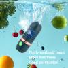 Vegetable and Fruit Cleaner,Purpose Produce Cleaner for Deep Cleaning Residues,Ipx7 Waterproof, 10-Min Automatic Cleaning for Kitchen, Camping, Travel, Berries & Meat (Green) view 2