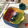 Vegetable and Fruit Cleaner,Purpose Produce Cleaner for Deep Cleaning Residues,Ipx7 Waterproof, 10-Min Automatic Cleaning for Kitchen, Camping, Travel, Berries & Meat (Green) view 3