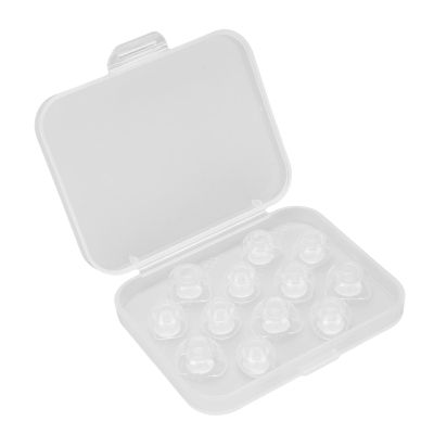 NineLife Basics Liquid Silicone Ear Tips Soft Replacement Eartips Blocking Noise for Musicians and Music Enthusiasts 12 Pieces