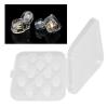 NineLife Basics Liquid Silicone Ear Tips Soft Replacement Eartips Blocking Noise for Musicians and Music Enthusiasts 12 Pieces view 3