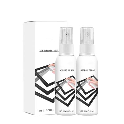 30ML Reflective Window Spray, One Way Mirror Privacy Film Coating Spray for Home House Car Automotive Glass (2pcs)