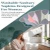 DURASIKO Reusable Incontinence Pads,Graphene Pads Sanitary Napkins,Washable Menstrual Pads,with 1 Storage Bag,Panty Liners Pads Period for Women/Postpartum/Incontinence Patients(Yellow/M/5pcs) view 2