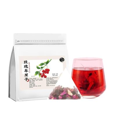 Rose And Cherry Tea 50g, 10 Individually Wrapped Bags, Blended Fruit And Flower(2pcs)