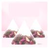 Rose And Cherry Tea 50g, 10 Individually Wrapped Bags, Blended Fruit And Flower(2pcs) view 3