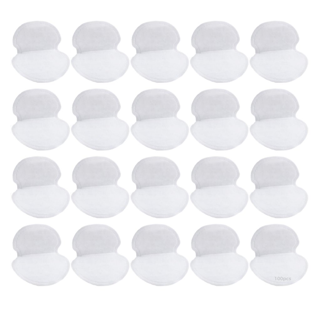 100 Pcs Underarm Sweat Pads for Men and Women, Disposable Sweat-Absorbing Pads with Absorbent Resin, Refreshing Mint and Jasmine Options, Invisible and Discreet Clothing Protectors