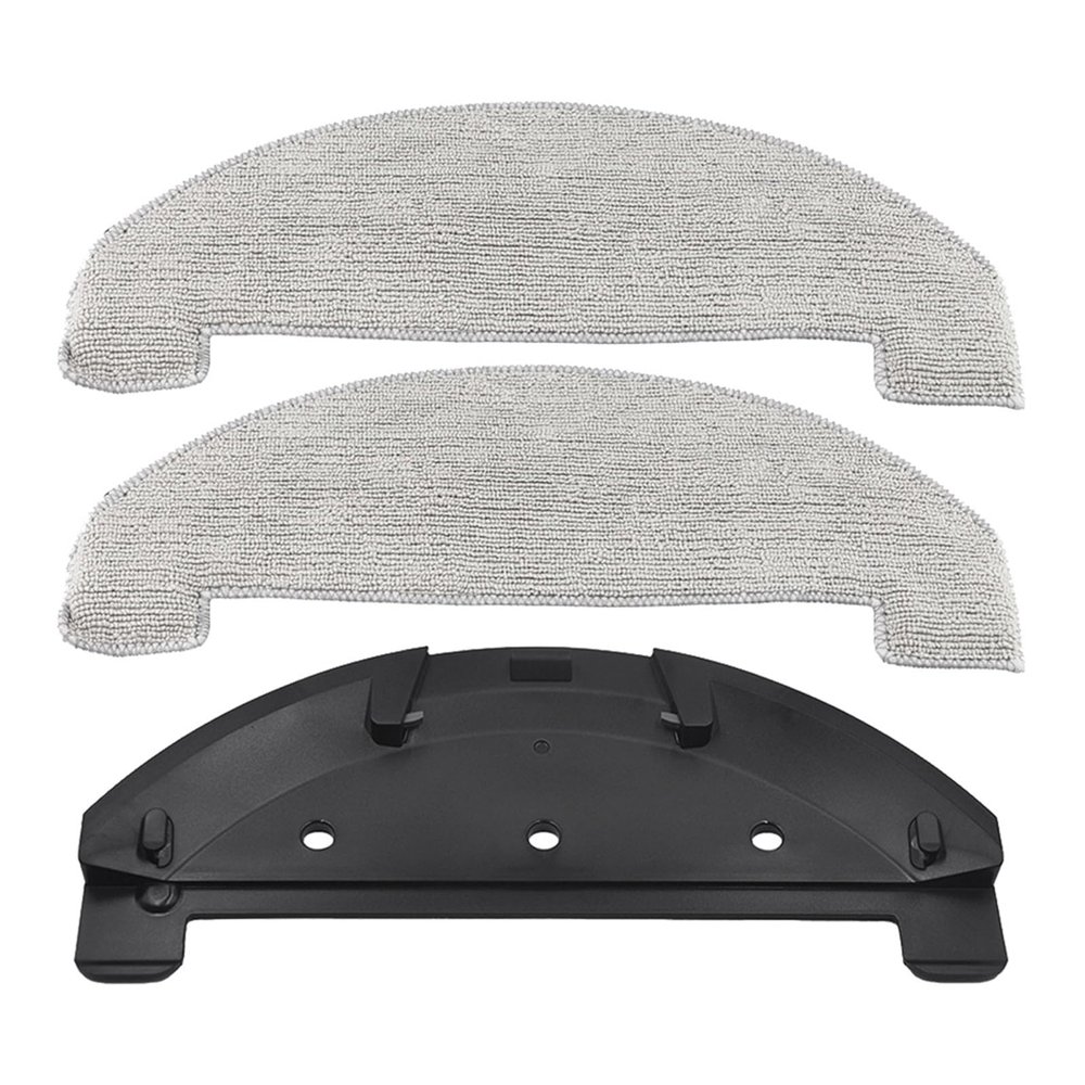 FBUGZENQN Plastic+Microfiber Mop Bracket Mop Pads Kit Compatible for Ultenic D10Compatible for -T10 Vacuum Cleaner Household Cleaning Tool(3pcs)