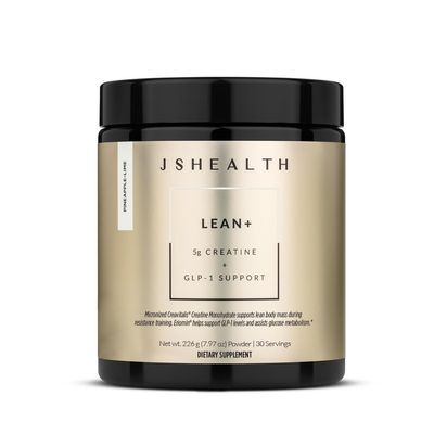 JSHealth Lean+ Creatine Monohydrate Powder for Women - 5g Micronized Creatine with Eriomin Citrus Bioflavonoid for Metabolic Wellness Support - Probiotics - Pineapple-Lime Flavor (30 Servings)