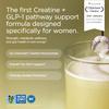 JSHealth Lean+ Creatine Monohydrate Powder for Women - 5g Micronized Creatine with Eriomin Citrus Bioflavonoid for Metabolic Wellness Support - Probiotics - Pineapple-Lime Flavor (30 Servings) view 2