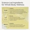 JSHealth Lean+ Creatine Monohydrate Powder for Women - 5g Micronized Creatine with Eriomin Citrus Bioflavonoid for Metabolic Wellness Support - Probiotics - Pineapple-Lime Flavor (30 Servings) view 4