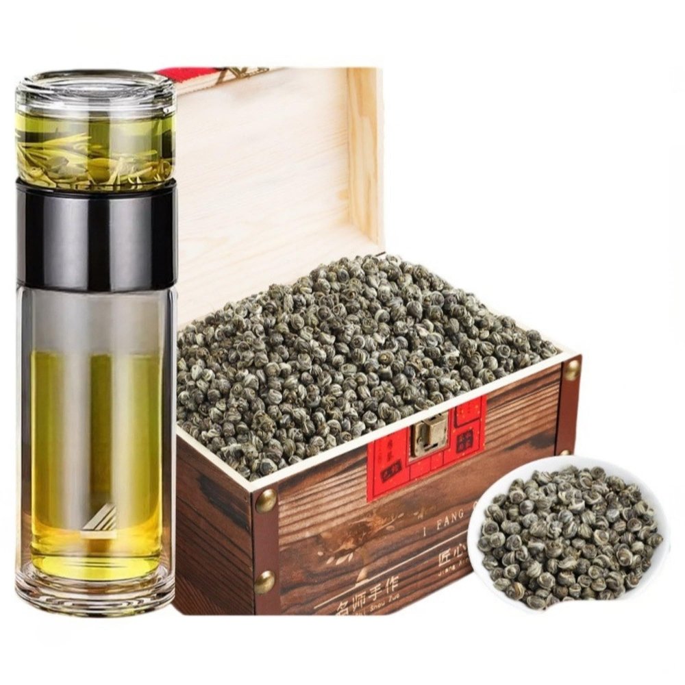 Jasmine Flowers Premium Jasmine Green Tea Loose Leaf tea 500g