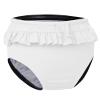 EEOST Youth Special Needs Reusable Swim Diapers Leakproof Incontinence Swimwear Waterproof Cloth Diaper Cover for Girls(White,8-10 Years) view 1