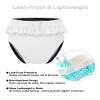 EEOST Youth Special Needs Reusable Swim Diapers Leakproof Incontinence Swimwear Waterproof Cloth Diaper Cover for Girls(White,8-10 Years) view 3