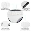 EEOST Youth Special Needs Reusable Swim Diapers Leakproof Incontinence Swimwear Waterproof Cloth Diaper Cover for Girls(White,8-10 Years) view 4