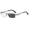 Progressive multifocal tinted reading glasses (Grey, 2.0x) view 1