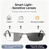 Progressive multifocal tinted reading glasses (Grey, 2.0x) view 3