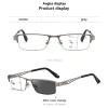 Progressive multifocal tinted reading glasses (Grey, 2.0x) view 4