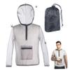 Striegro Mosquito Jacket Mesh Midge Jacket with Hood Size XL Breathable Mesh Midge Net Clothing for Men & Women Fishing, Hiking, Camping Outdoor Protection from Flies.. view 1