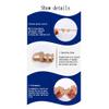 Soft Silicone Bunion Toe Corrector,Protective Toes Separator,Hallux Valgus Straightener Spreader,Soft Gel Spacers Stretchers Care Tool,Foot Tool(1 Pair) view 2