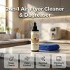2-in-1 Air Fryer Cleaner and Degreaser Spray,Foaming Cleaner & Degreaser for Air Fryer & Oven,Multi-Use Degreaser Spray for Grill, Oven, Home Kitchen (2PCS) view 2