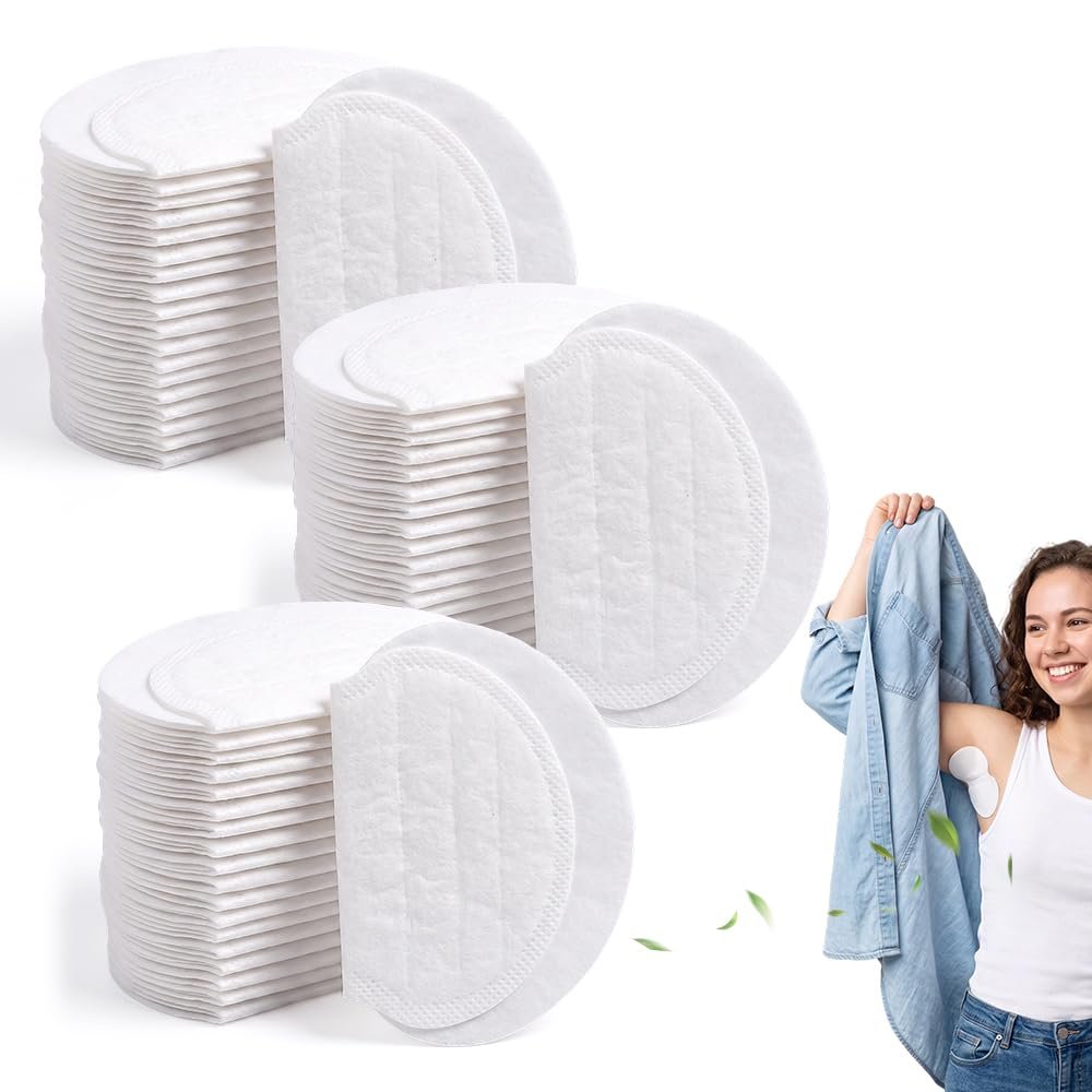 Armpit Sweat Pads for Women & Men Disposable Underarm Sweat Pads Shields Absorb Moisture & Neutralize Odors Stay Fresh & Confident All Day 100 Packs (150pcs)
