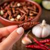 Chapulines Garlic & Chile de Arbol (Oaxaca, Mexico) | Spicy Crunchy Mexican Snack | High Protein Ready to Eat 3.5oz view 2