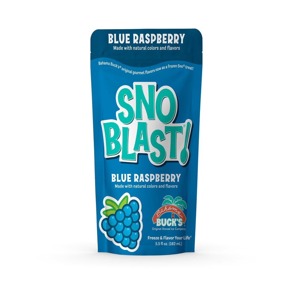 SnoBlast: Blue Raspberry - Flavored by Bahama Buck's (12 Pack)