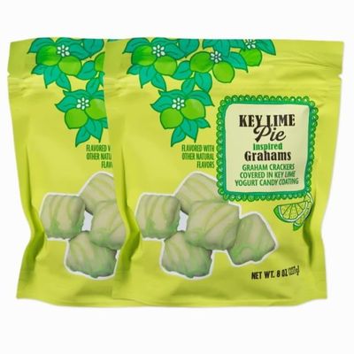 Key Lime Pie Inspired Grahams 8oz Pack of 2