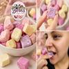 Freeze-Dried Yogurt Cubes Variety Pack Mixed Fruit Flavors Strawberry, Blueberry, Mango & Dragon Fruit, Crunchy Snack Protein-Packed, No Refrigeration Required view 4