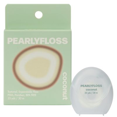 Pearlyfloss Coconut Dental Floss, 33 Yards