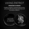 Viking Patriot Metal Can for Zyn Slim Aluminum Pouch Container & Snus Can | Odor-Proof Holder for Zyn with Airtight Seal | EDC Pocket Tin | Zyn Gifts for Men view 2