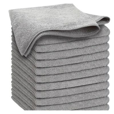 Gray Kitchen Wiping Rags Microfiber Cleaning Cloths(1pcs)