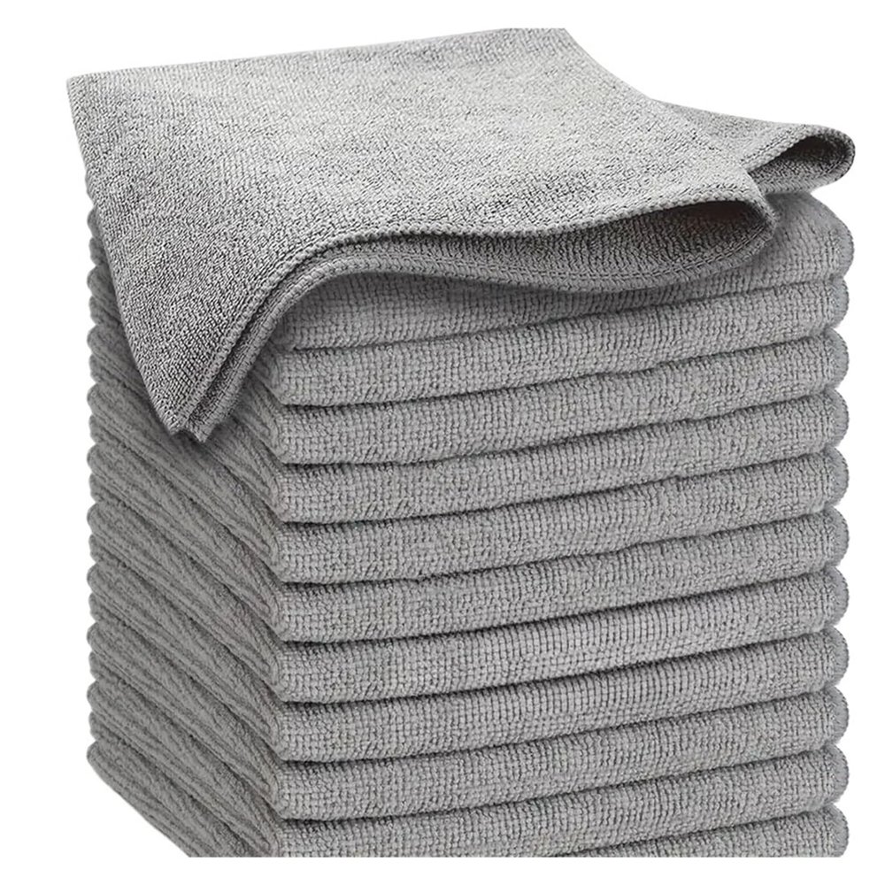 Gray Kitchen Wiping Rags Microfiber Cleaning Cloths(1pcs)