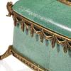 NYTFHMS Tissue Box Cover Nordic Ceramics with Copper Decoration Household Paper Box Living Room Coffee Table Restaurant Fashion Tissue view 4