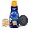 Birthday Cake Liquid Coffee Creamer, 32 fl oz Bottle, Single Pack, Sweet & Creamy Flavored Coffee Creamer for Hot or Iced Coffee with Dumbass Coffee Slate Coaster view 1