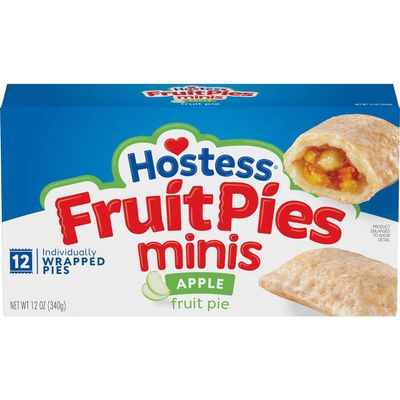 Hostess Fruit Pies with Apple Flavored Filling, 12 Oz. Box