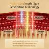 PLTDWN Red Light Therapy Mask for Face, Chin & Neck, FDA Cleared510K,BLACK view 3