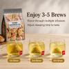 Yellow Buckwheat Tea, Whole Buckwheat Kernels, Triangular Tea Bags, Rich Toasty Flavor, Portable Packaging view 3