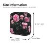 Pink Rose Print Print Multifunctional Storage Bag Pad Bag Skin-Friendly Period Pouch Reusable Tampon Bag for Female view 3