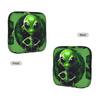 Green Alien Print Multifunctional Storage Bag Pad Bag Skin-Friendly Period Pouch Reusable Tampon Bag for Female view 2