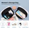 Green Alien Print Multifunctional Storage Bag Pad Bag Skin-Friendly Period Pouch Reusable Tampon Bag for Female view 4