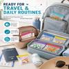 Self Sealing Zipper Medicine Bags, Clear Pill Storage, Reusable Pouches Mini Ziplock Bags, Small Silicone Pouch Case for Travel, Portable Containers Pockets, Stay Organized Anywhere(35pcs) view 3