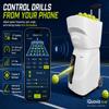 Pickleball Machine, App Control, 68 MPH, 80-Ball Hopper, Dual Batteries view 3